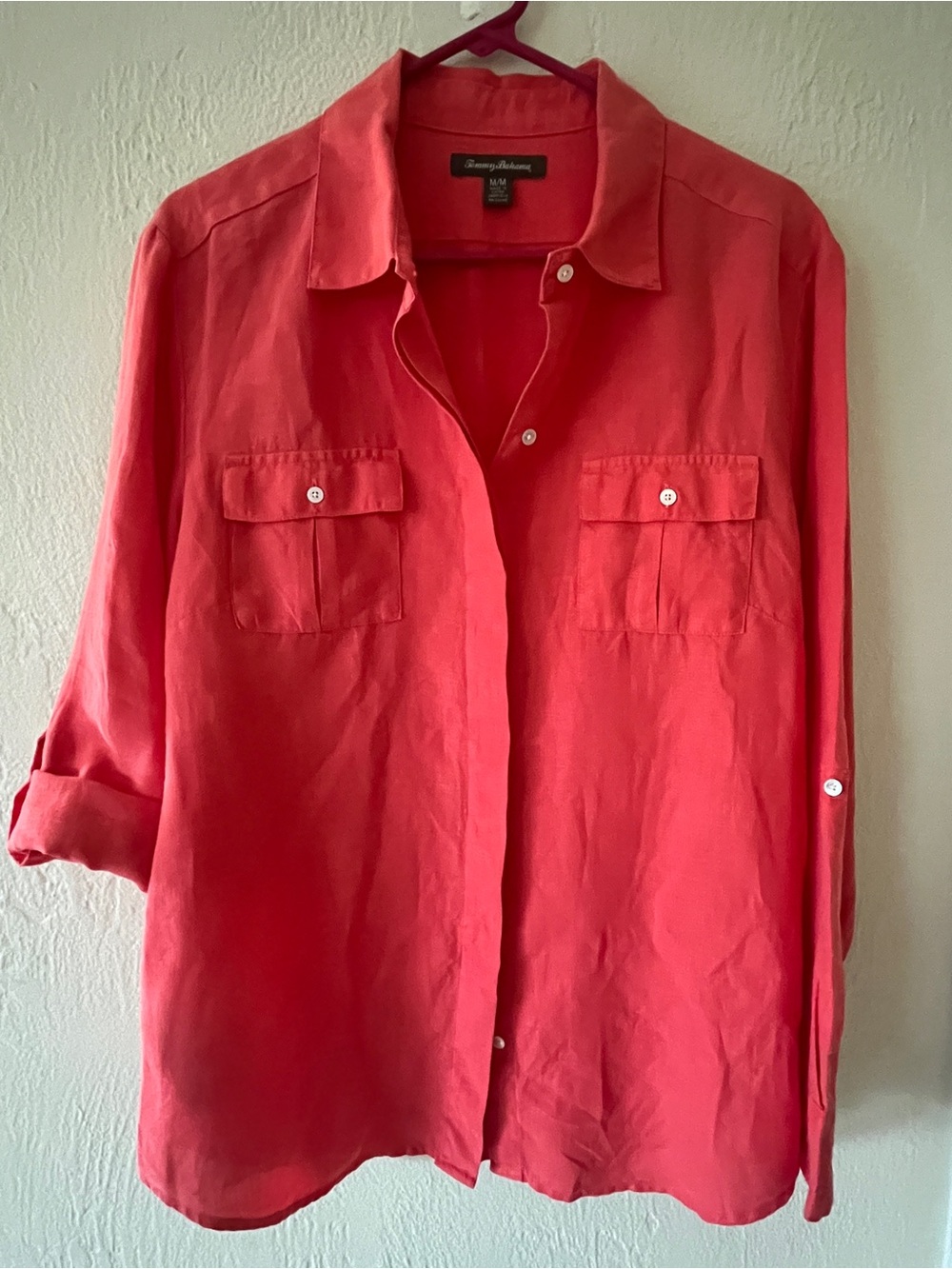 Tommy Bahama Coral Button-Down Women's Shirt